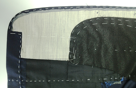 Image close-up of suit