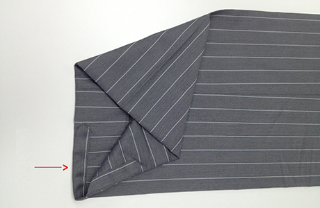 Image close-up of suit