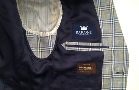 Image close-up of suit